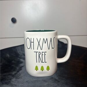 White 'Oh Xmas Tree'  Rae Dunn Mug